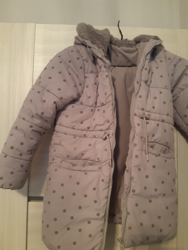 Elbląg Sprzedam  kurtkę na zimę  dla dziewczynki  rozm. 134 stan bardzo dobry cena 25