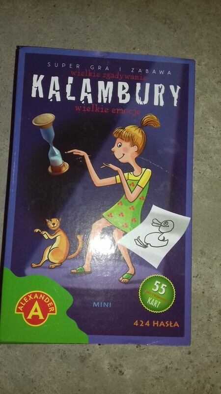 Elbląg Sprzedam; grę Kalambury, stan idealny. Proszę o sms.
