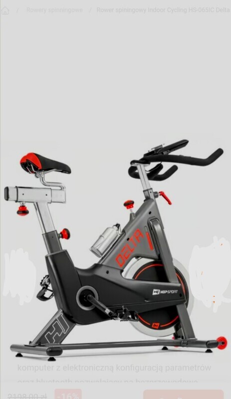 Elbląg Sprzedam roczny rower spiningowy bardzo mało używany.