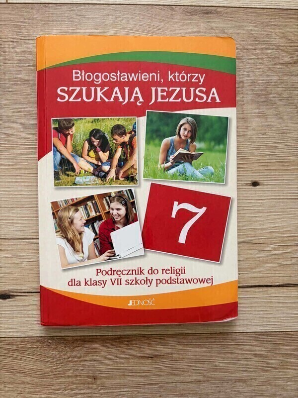 Elbląg Sprzedam podręcznik do Religii klasa 7
Błogosławieni, którzy szukają Jezusa
Wydawnictwo - Jedność