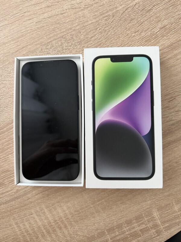 Elbląg iPhone 14 128GB, kolor północ
Telefon w stanie praktycznie idealnym, od nowości użytkowany w etui oraz szkle na