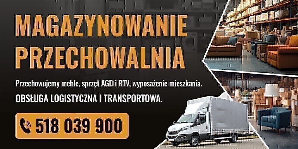 Elbląg MAGAZYNOWANIE&nbsp; PRZECHOWALNIA&nbsp; Przechowujemy meble, sprzęt AGD i RTV, wyposażenie mieszkania. &nbsp;