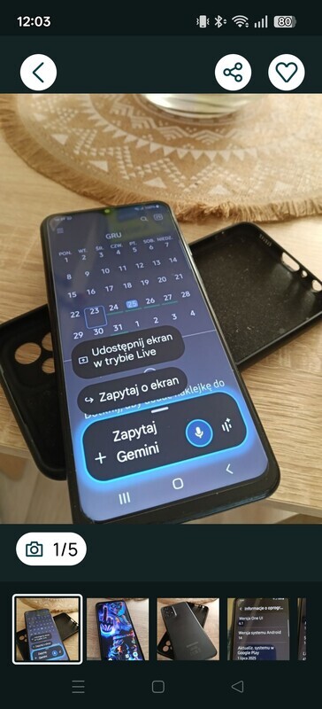 Elbląg Do. sprsedania telefon marki Samsung a23 5 g stan oceniam na. bdb szkło hartowane plus silikonowe plecy żadnych