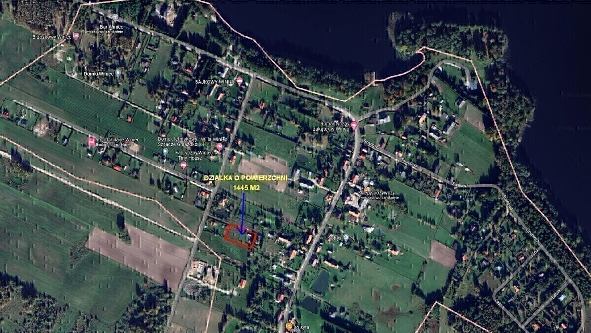 Elbląg * * * ABC NIERUCHOMOŚCI * * *&nbsp;POLECAMY ŚWIETNĄ DZIAŁKĘ NAD JEZIOREM&nbsp;!!!o pow. 1 445 m2z