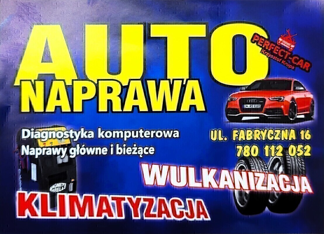 Elbląg Perfect-Car Krzysztof Krupa Fabryczna 16 780-112-052 Zatrudnię Mechanika Samochodowego Wypłaty co