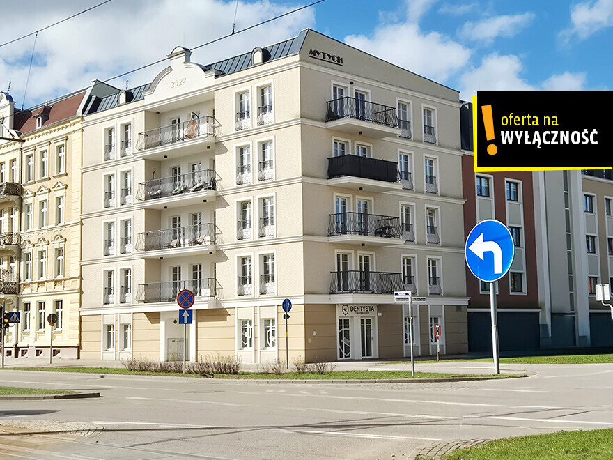 Elbląg MIESZKANIE PREMIUM 50m2 z balkonem - KAMIENICA MYTYCHA 3 pokojowe mieszkanie w 4-letniej kamienicy
