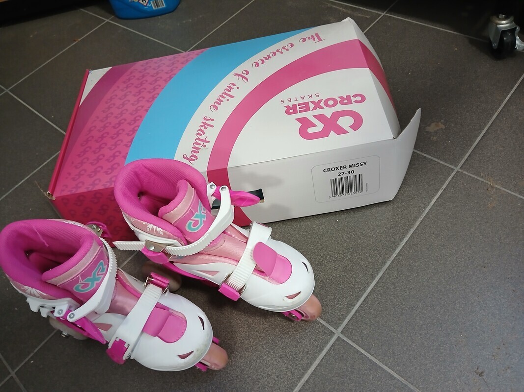 Elbląg Sprzedam rolki dla dziecka rozmiar 27-30.Więcej informacji udziele telefonicznie