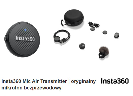 Elbląg Sprzedam Insta360 GO Ultra Creator Bundle + Insta360 Mic Air
Na sprzedaż kompletny zestaw Insta360 GO Ultra