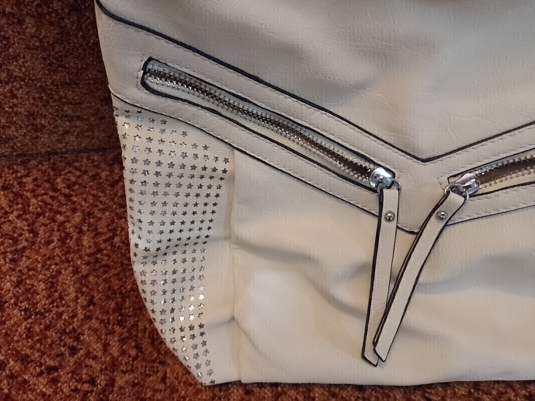 Elbląg Torebka damska beżowa stan bardzo dobry