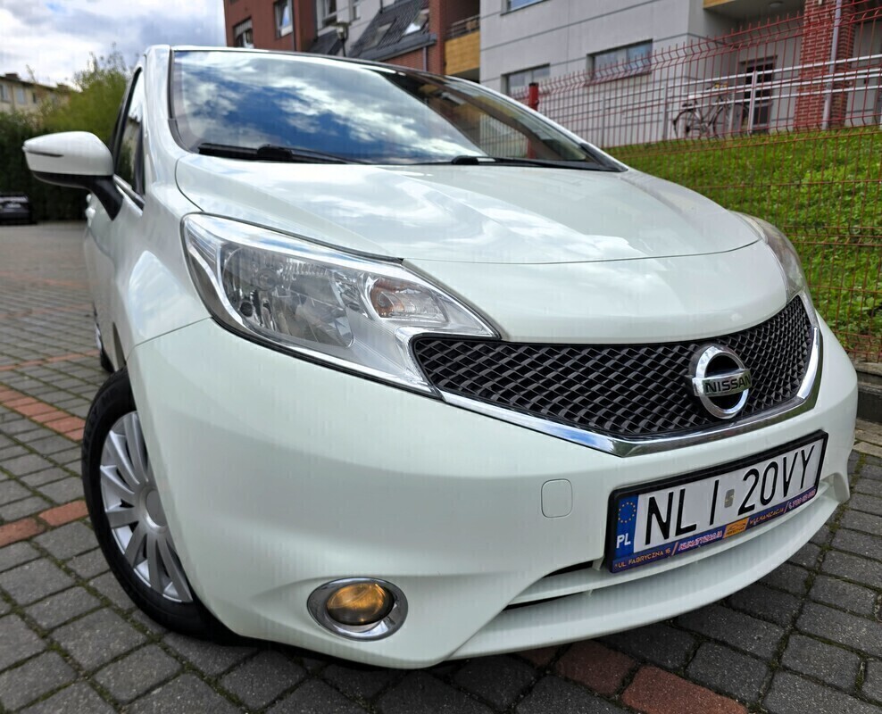 Elbląg Nissan Note 1.2Benzynka 80KM 2016Rok Bardzo Dobry Stan Ekonomiczny 4l/100km-Klimatyzacja Wspomaganie
