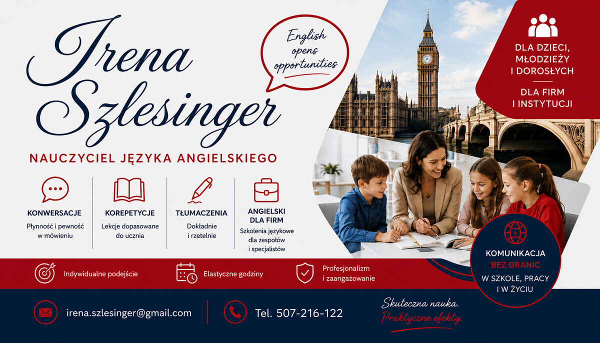 Elbląg Korepetycje/szkolenia/kursy z języka angielskiego