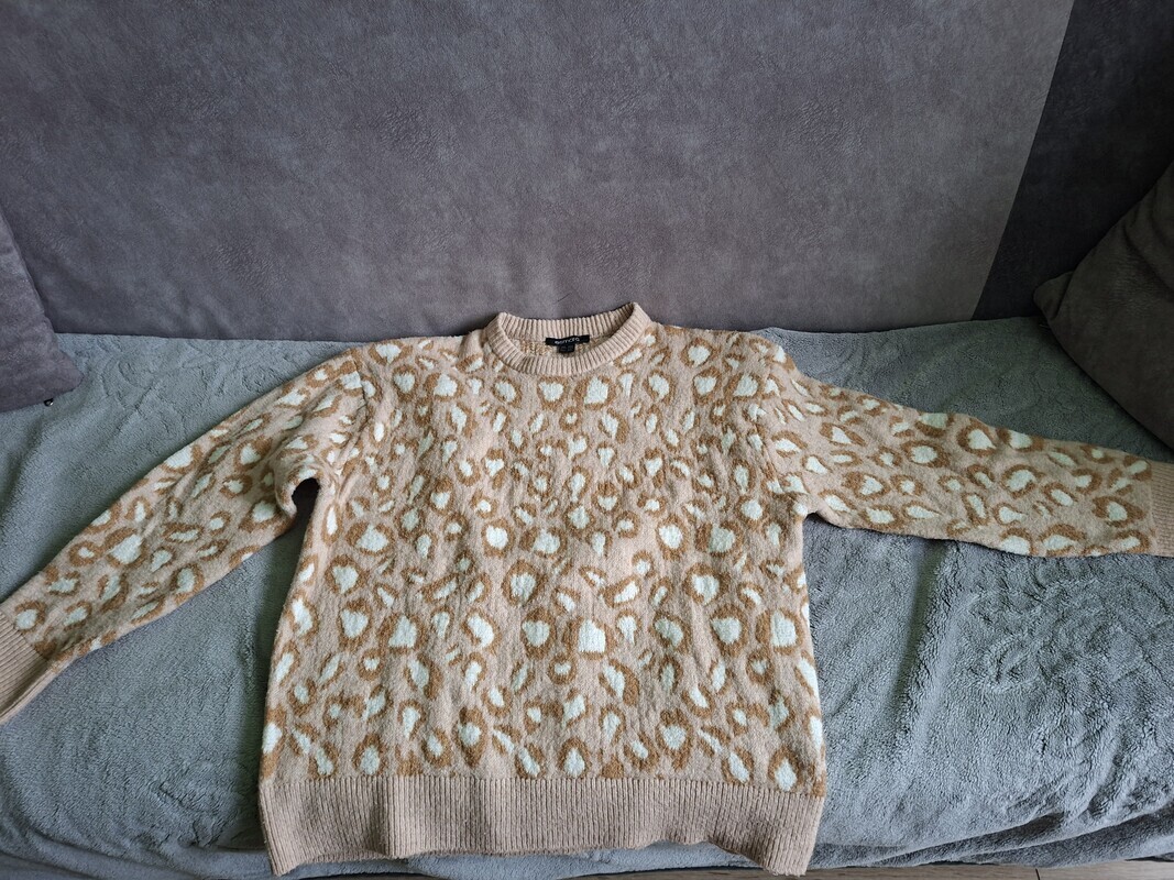 Elbląg Szukasz oryginalnego i kolorowego swetra? Oto coś dla Ciebie - pstrokaty sweter marki Esmera rozmiar