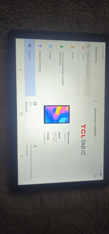 Elbląg Sprzedam tablet tcl 10.
10 cali 4/64gb.
Bateria fajnie trzyma.
Normalne ślady użytkowania.