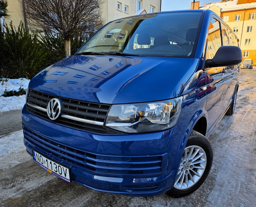 Elbląg Volkswagen T6 Long 2.0Diesel 102KM 2019Rok 9-Cio Osobowy Polski Salon&nbsp; &nbsp; -Wspomaganie Kierownicy