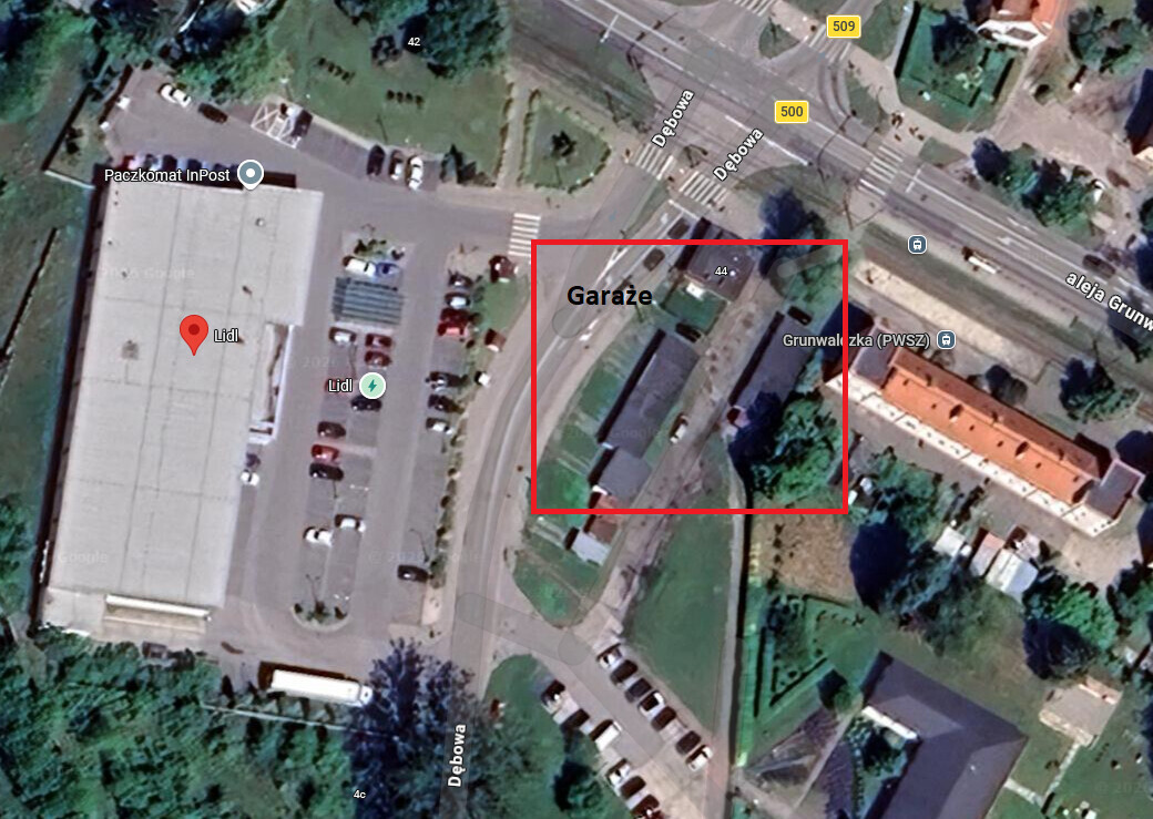 Elbląg &nbsp; Garaż murowany 19 m&sup2; | Pełna własność | Topowa lokalizacja. 