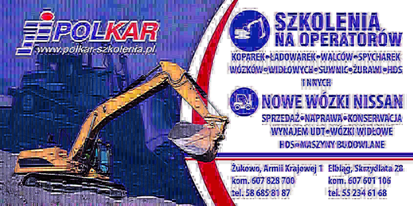 Elbląg 🚜&nbsp; Zapraszamy na profesjonalne szkolenia operatorów w najstarszym Ośrodku Szkoleniowym w