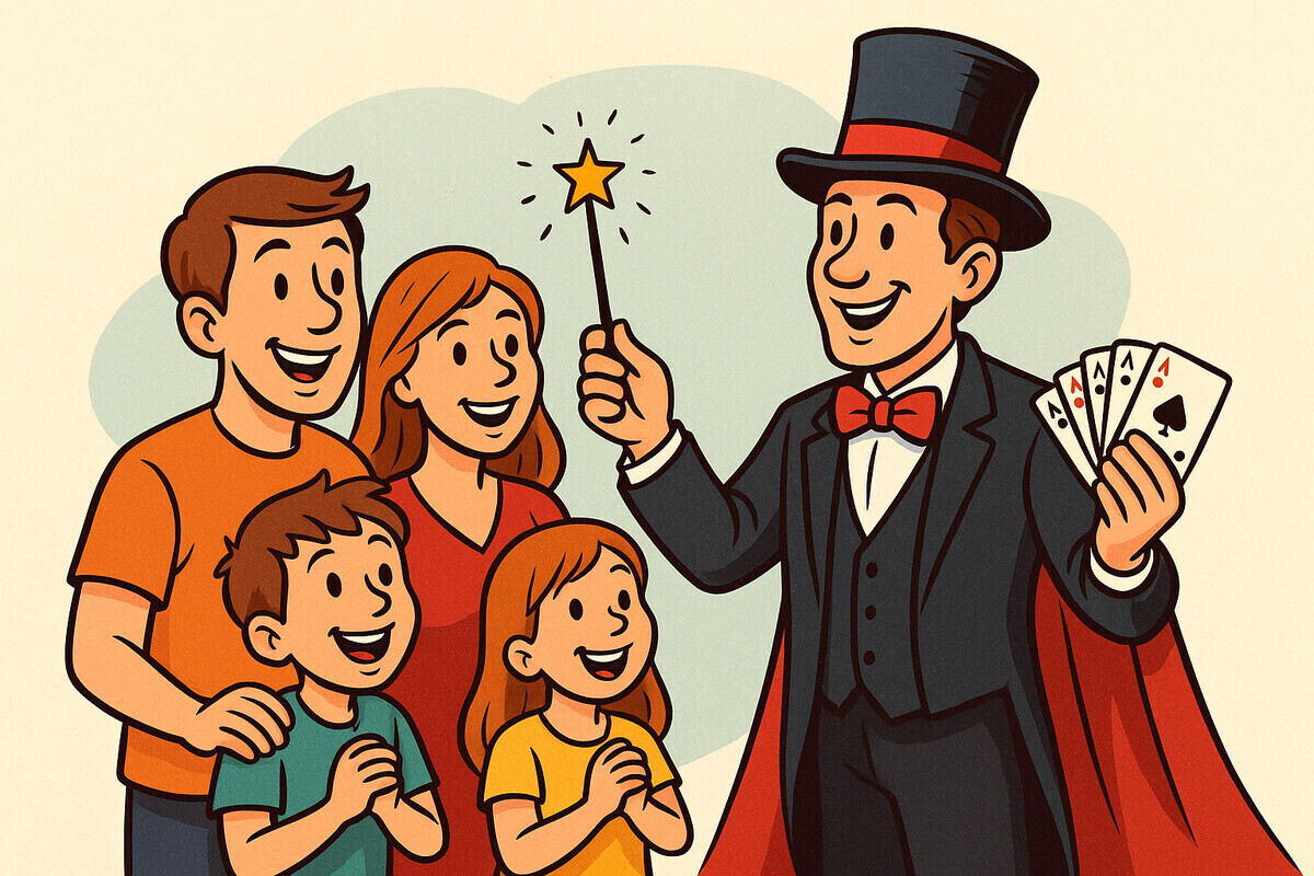 Elbląg 🎩 Magik na Twoją imprezę – zaskocz gości prawdziwą magią! 🪄Hej! Jestem