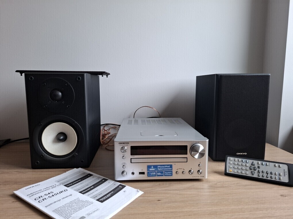 Elbląg Sprzedam używana miniwieża Onkyo CR-545 stan b. dobry