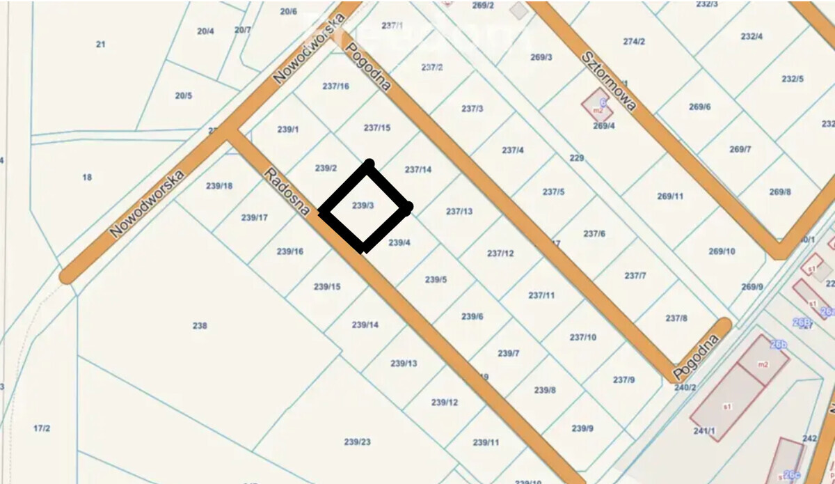 Elbląg Jedna z nielicznych działek budowlanych przeznaczonych pod zabudowę jednorodzinną, położona w granicach