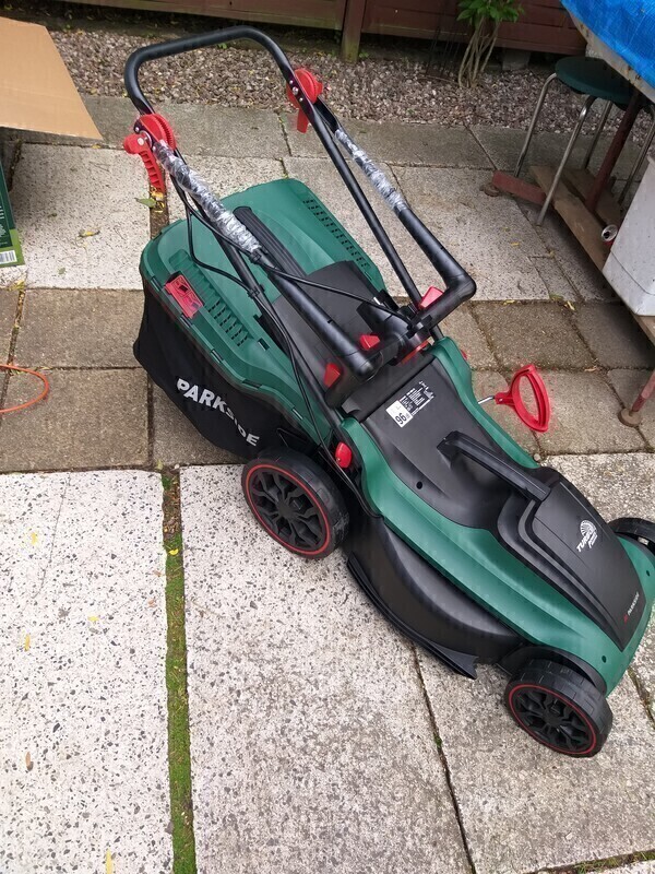 Elbląg Sprzedam kosiarkę parkside 1800w nowa z paragonem na gwarancji