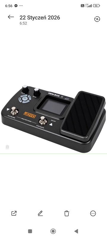 Elbląg Sprzedam nowy Joyo Gem Box 2 multiefekt procesor zasilacz w komplecie instrukcja w języku polskim. Procesor ma