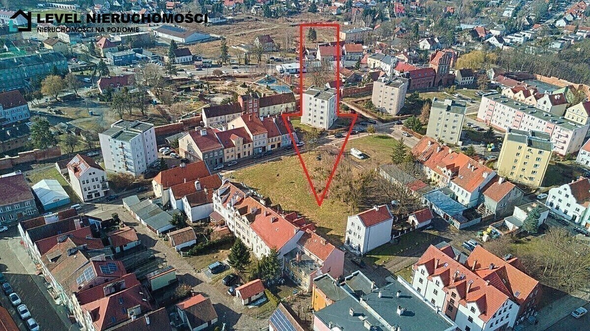 Elbląg LEVEL NIERUCHOMOŚCI Działki, Pasłęk, starówkaul. Apteczna 1199m2 NIERUCHOMOŚCI NA
