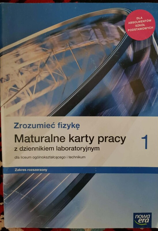 Elbląg Sprzedam podręczniki do 1 klasy:
FIZYKA Maturalne karty pracy 1 z dziennikiem laboratoryjnym, Nowa Era -