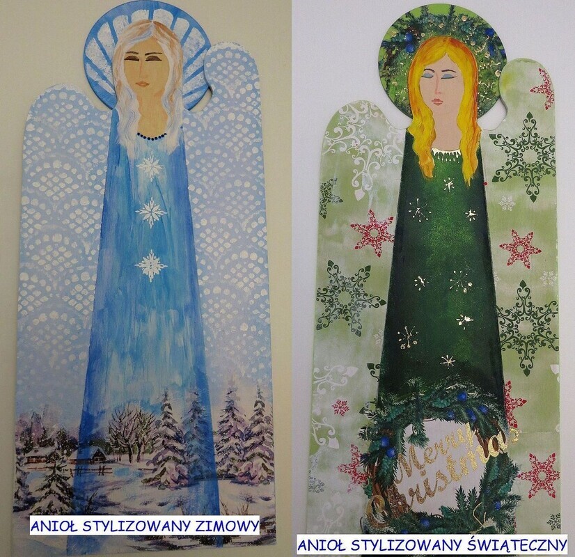 Elbląg Nie masz pomysłu na prezent? Może obdarujesz kogoś moim Aniołem? Wykonany na sklejce, pomalowany farbą akrylowa