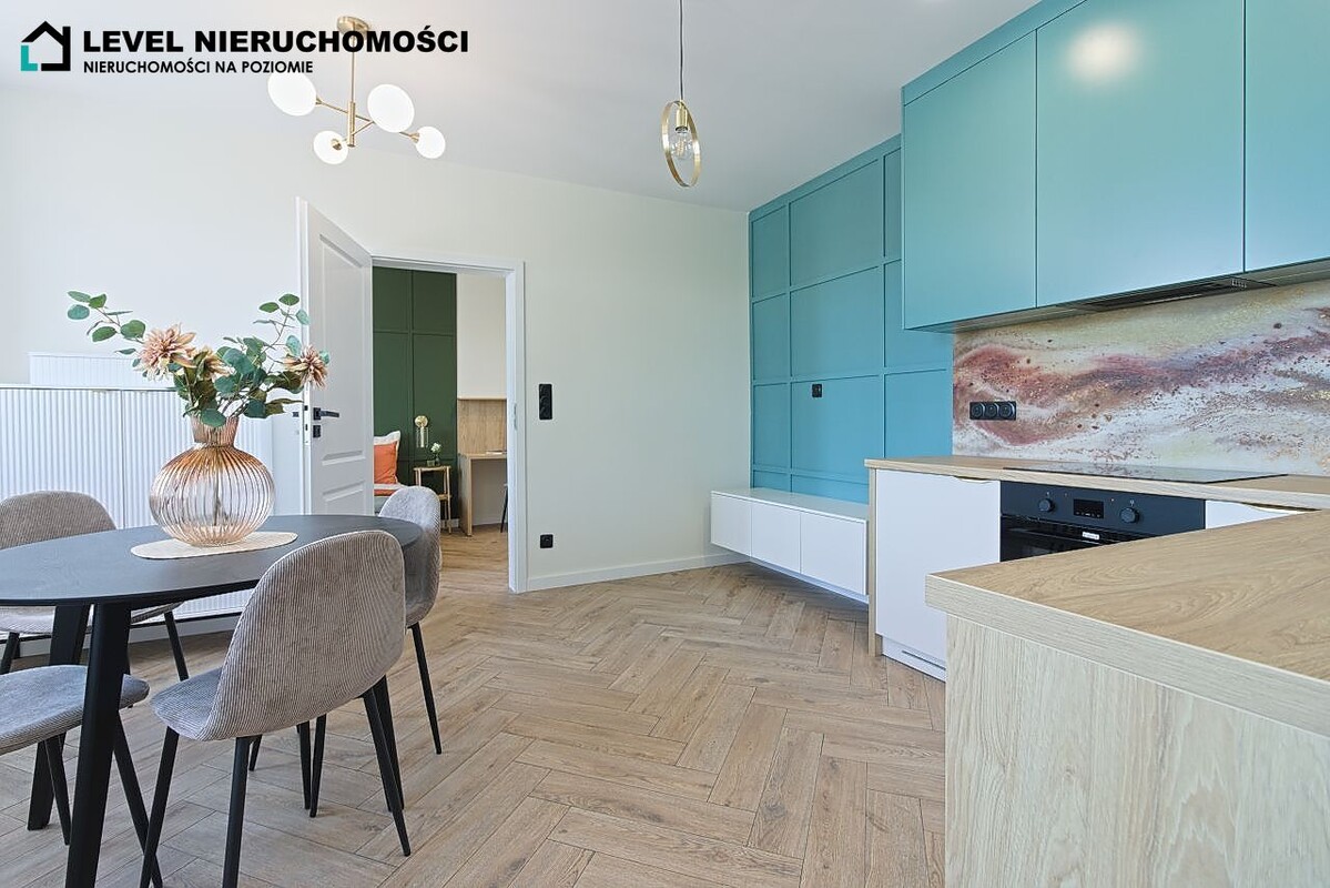 Elbląg LEVEL NIERUCHOMOŚCI Wykończone mieszkanie dwupokojowe38,2m2 II piętroul. Bociania