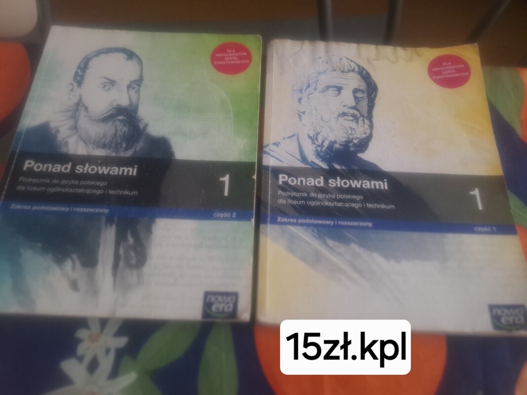 Elbląg Sprzedam książki do szkoły średniej widoczne na zdjęciach