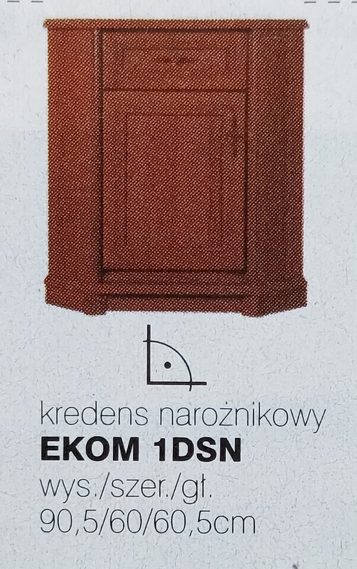Elbląg !!! 15 - 23.08 BRAK MOŻLIWOŚCI ODBIORU !!!
Sprzedam szafkę narożną BRW EKOM 1dsn z zestawu segmentowego