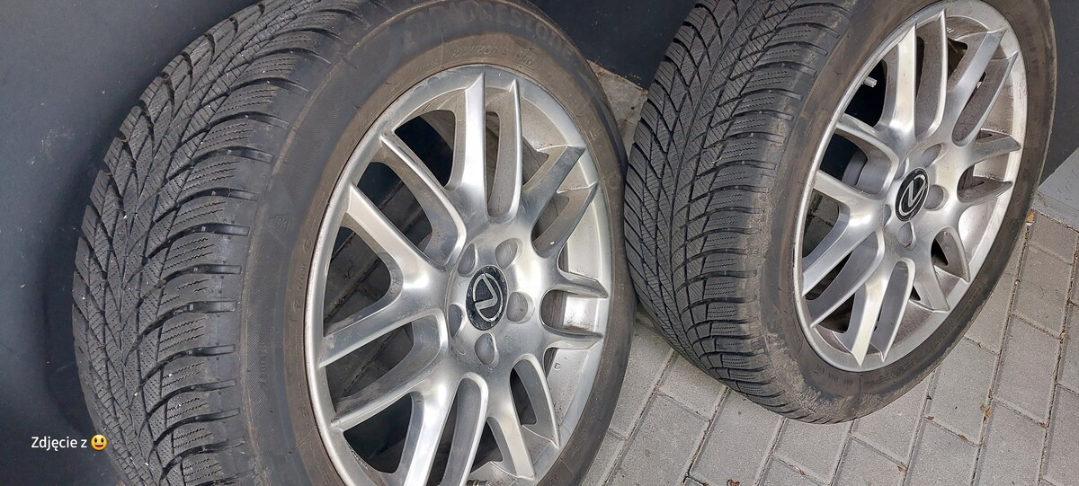 Elbląg SPRZEDAM KOMPLET KÓŁ ZIMOWYCH DO LEXUSA NX LUB UX LUB TOYOTA BRIDGESTONE 225/50R18