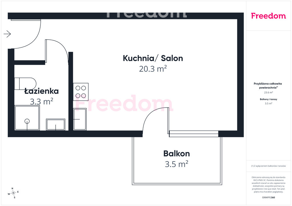 Elbląg FREEDOM NIERUCHOMOŚCISprzedam mieszkanie - Krynica morska, Żeromskiego. Przemyślany układ sprawia, że