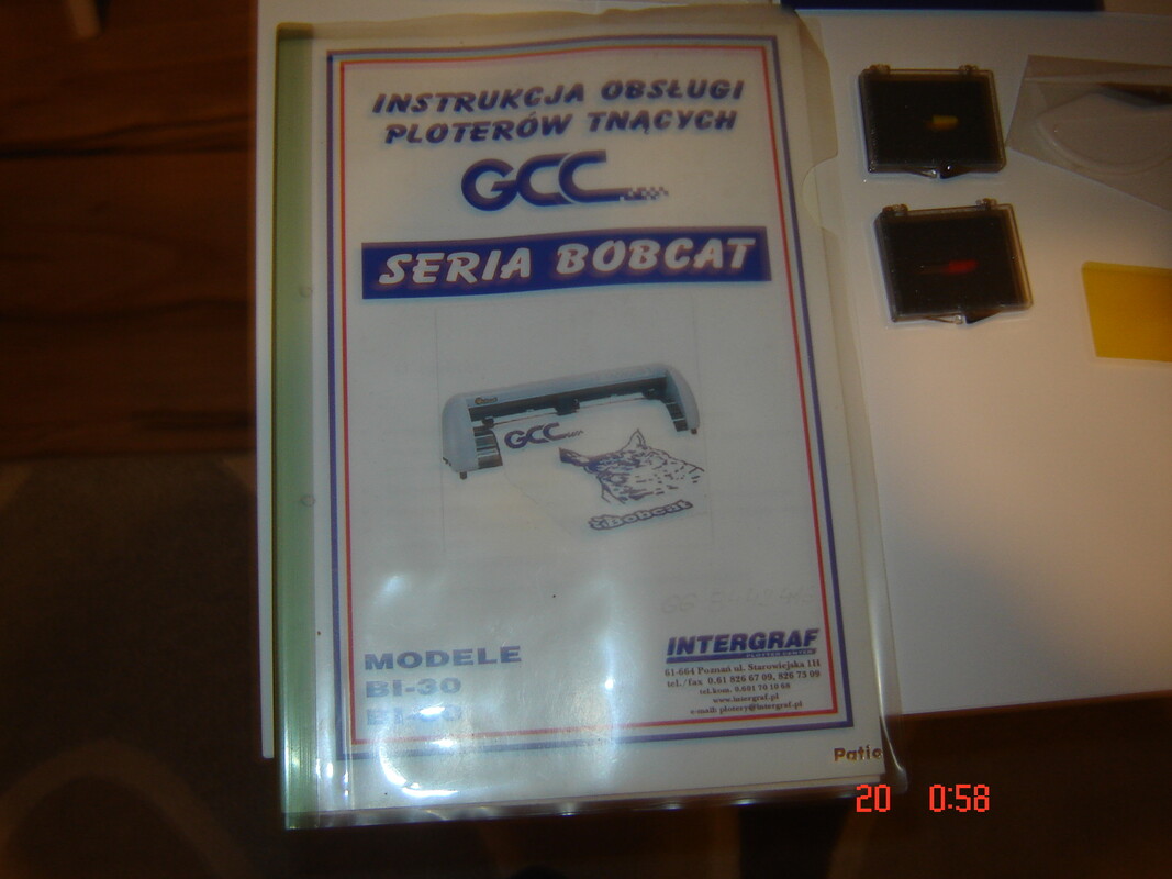 Elbląg 🖨️ Sprzedam ploter tnący 2D BOBCAT 60 – stan fabryczny, nieużywany!