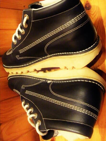 Elbląg Okazja!! sprzedam damskie botki skórzane Kickers nowe nie uzywane w oryginalnym kartonie buty unisex dla
