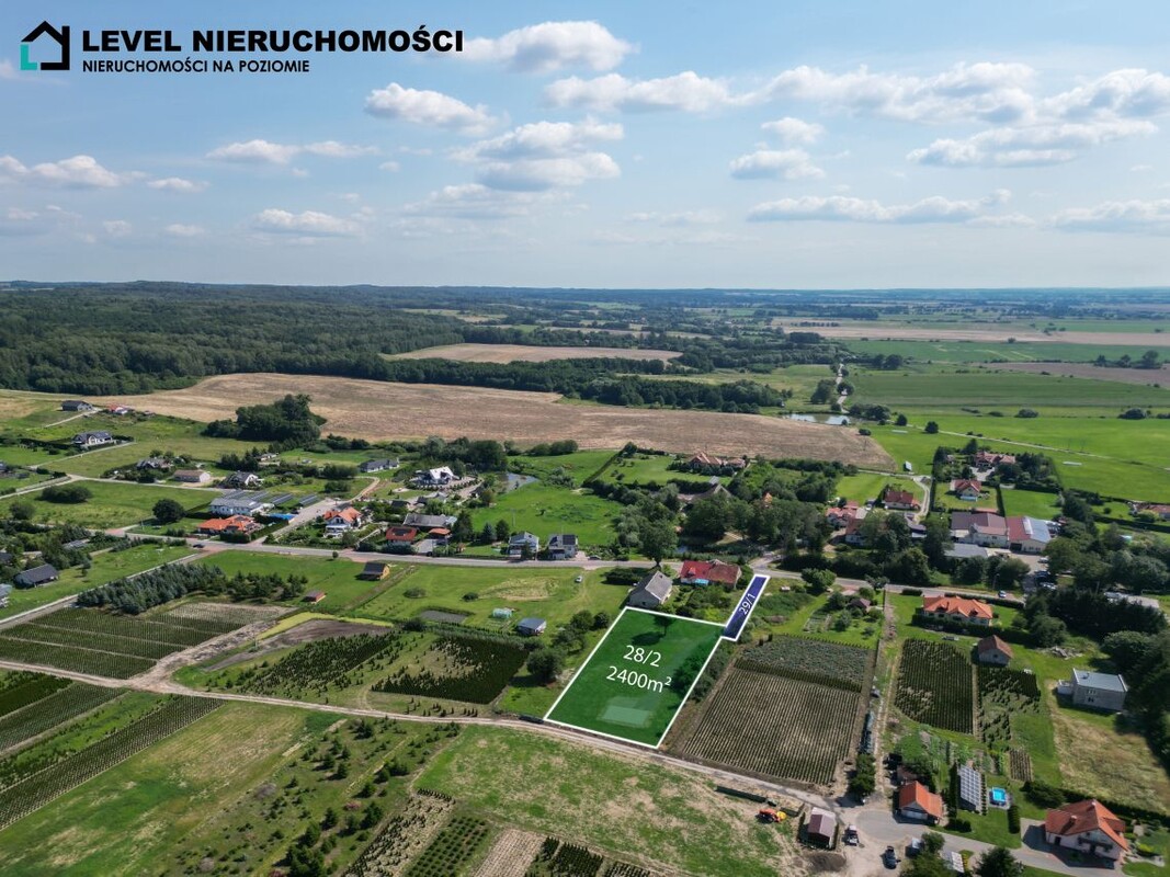 Elbląg LEVEL NIERUCHOMOŚCI Działka MyślęcinWarunki Zabudowy - WZ2400 m2 NIERUCHOMOŚCI NA