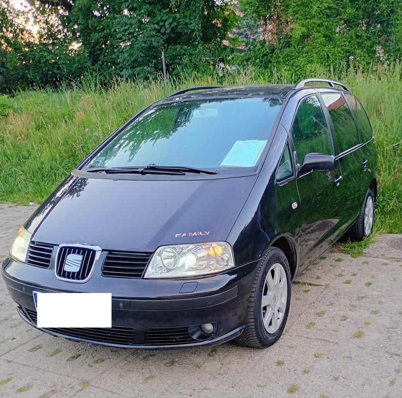Elbląg SEAT ALHAMBRA Model 2005POJ 1.9 130 kM Diesel Skrzynia 6 biegowaKlimatronik 7- mio osobowy 7 foteli Czujniki