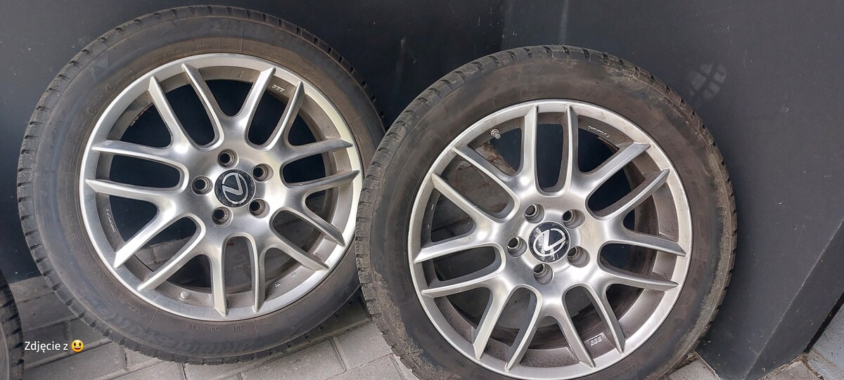 Elbląg SPRZEDAM KOMPLET KÓŁ ZIMOWYCH DO LEXUSA NX LUB UX LUB TOYOTA BRIDGESTONE 225/50R18