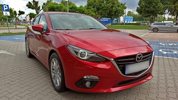 Elbląg MAZDA 3 2014r  BEZWYPADKOWA  MOŻLIWOŚĆ POZOSTAWIENIA AUTA W ROZLICZENIU  