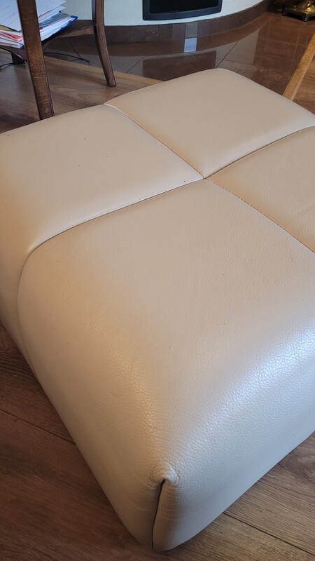 Elbląg Sofa, fotel, puf KLER/VERO skóra naturalna, beż
