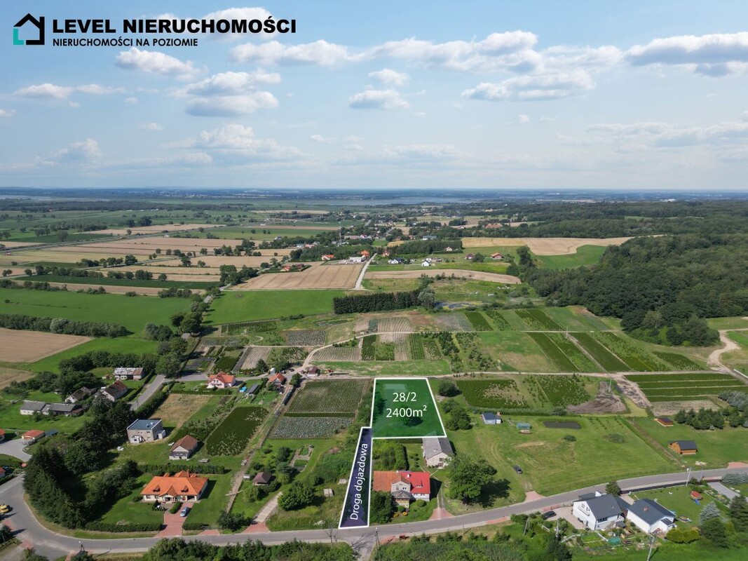 Elbląg LEVEL NIERUCHOMOŚCI Działka MyślęcinWarunki Zabudowy - WZ2400 m2 NIERUCHOMOŚCI NA