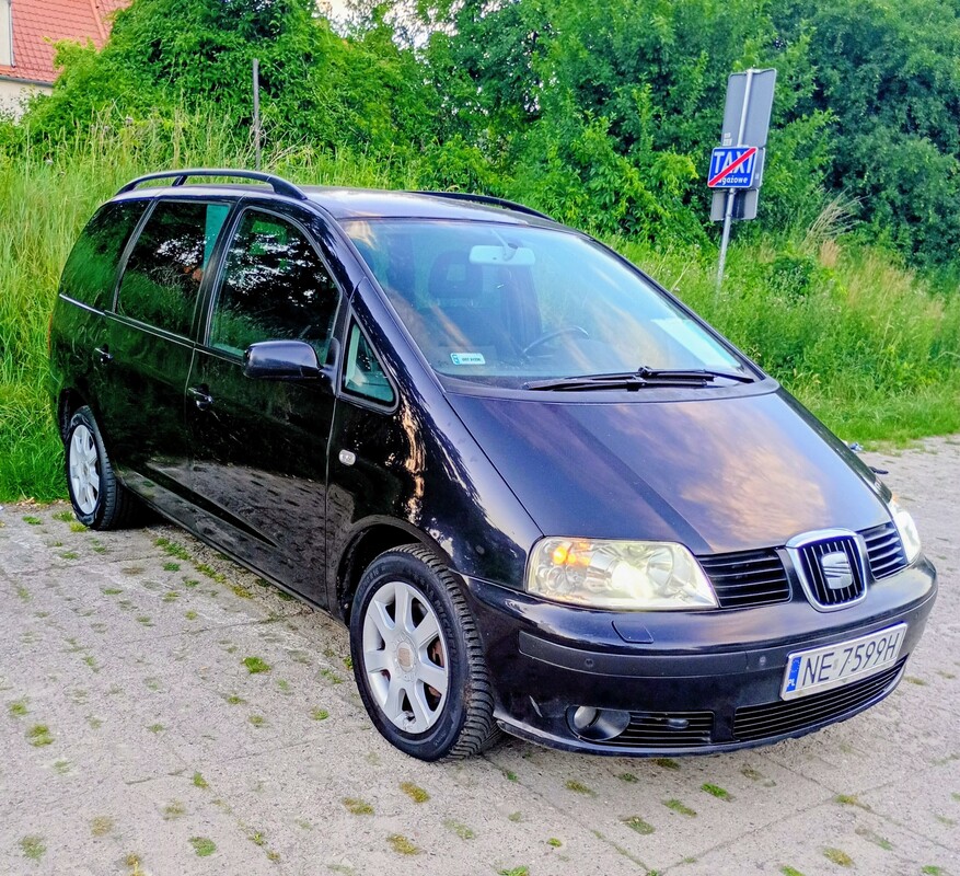 Elbląg SEAT ALHAMBRA Model 2005POJ 1.9 130 kM Diesel Skrzynia 6 biegowaKlimatronik 7- mio osobowy 7 foteli Czujniki