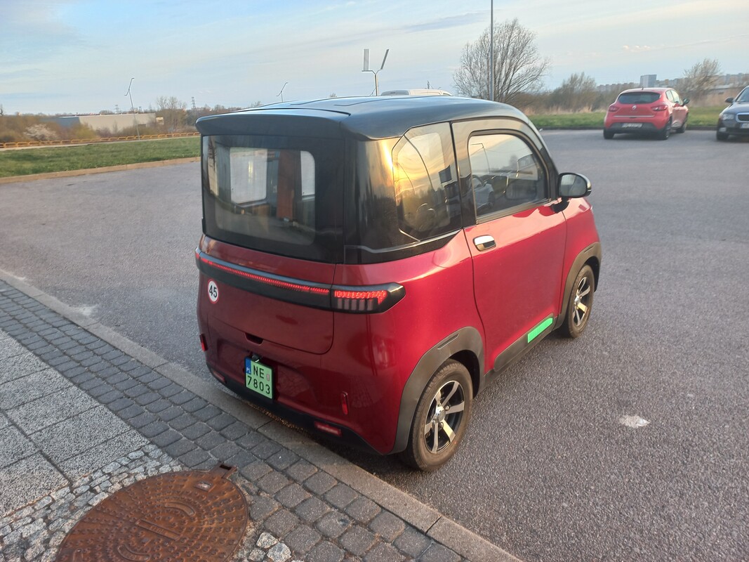 Elbląg Sprzedam samochód elektryczny - czterokołowiec lekki - Yunlong LH-Q.. rok produkcji 2024,pierwsza