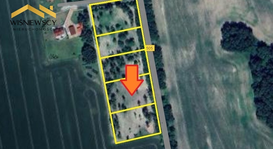 Elbląg WIŚNIEWSCY NIERUCHOMOŚCI Sp. z o.o.Sprzedam działkę - Dawidy. Oferta sprzedaży działki rolnej z wydaną