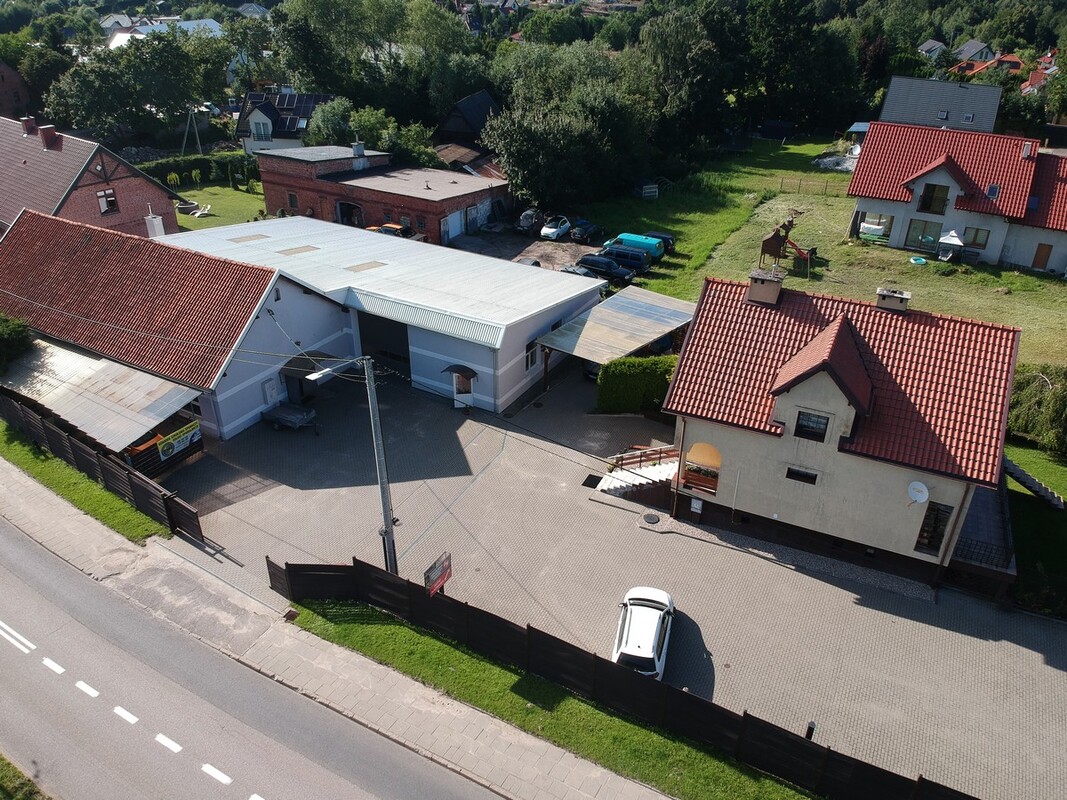 Elbląg SZULC & SZULC BIURO NIERUCHOMOŚCI NA SPRZEDAŻDOM Z HALĄ MAGAZYNOWĄ - Elbląg (Dąbrowa) ul.