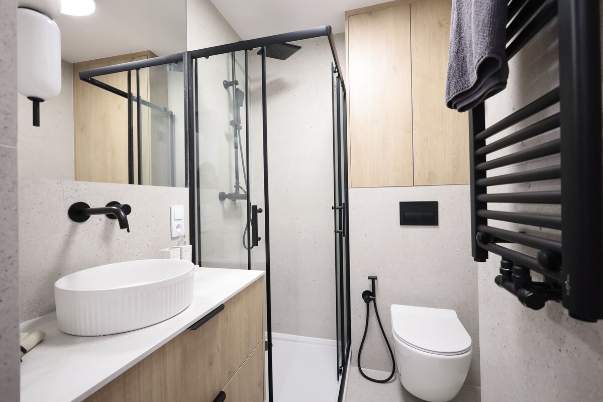 Elbląg Sprzedam mieszkanie z pięknym widokiem na miastoal. Grunwaldzka - samo centrumBalkonFunkcjonalny rozkład