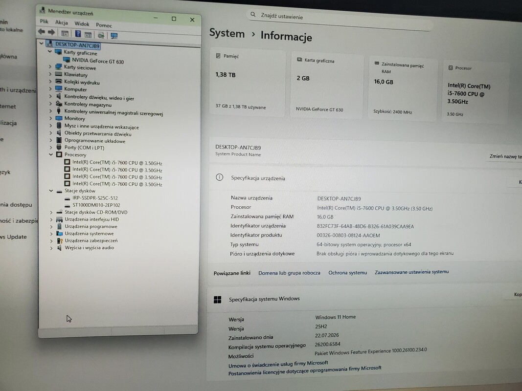 Elbląg Sprzedam komputery stacjonarne i laptopy Dell w dobrej cenie. Procesory Intel i5 lub i7 (3-8 generacja), 8GB