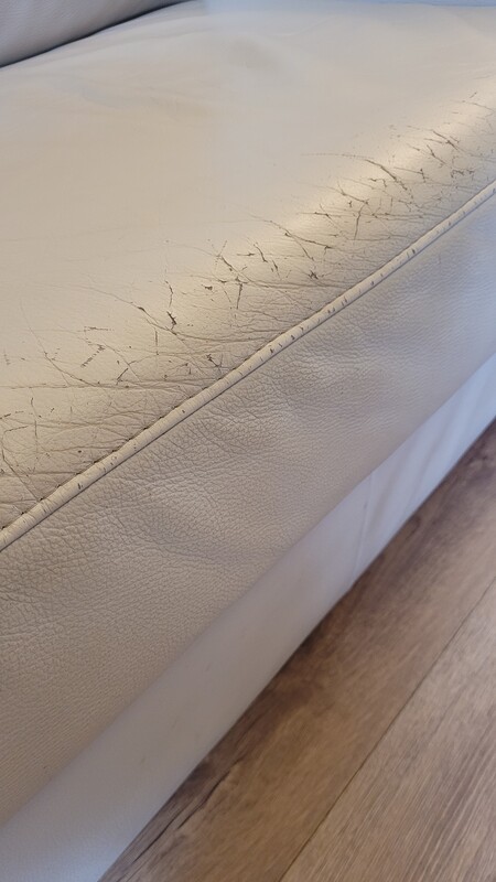 Elbląg Sofa, fotel, puf KLER/VERO skóra naturalna, beż