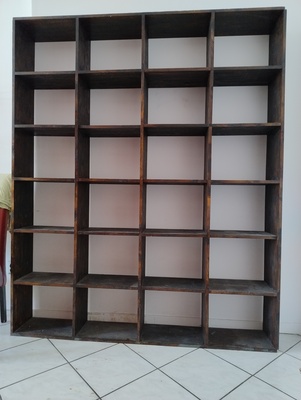 Elbląg Sprzedam duży, drewniany regał na książki o wym; wys 203 cm. , szer168 cm, 250 zl Oraz duże biurko z. dwoma