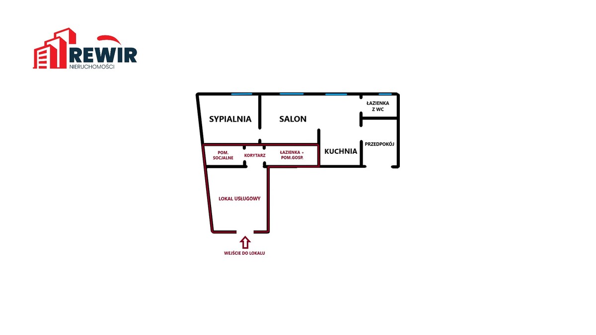Elbląg RewiR NieruchomościWybierz Swój❤️Wymarzony RewiR Prezentujemy Państwu 2-pokojowe mieszkanie